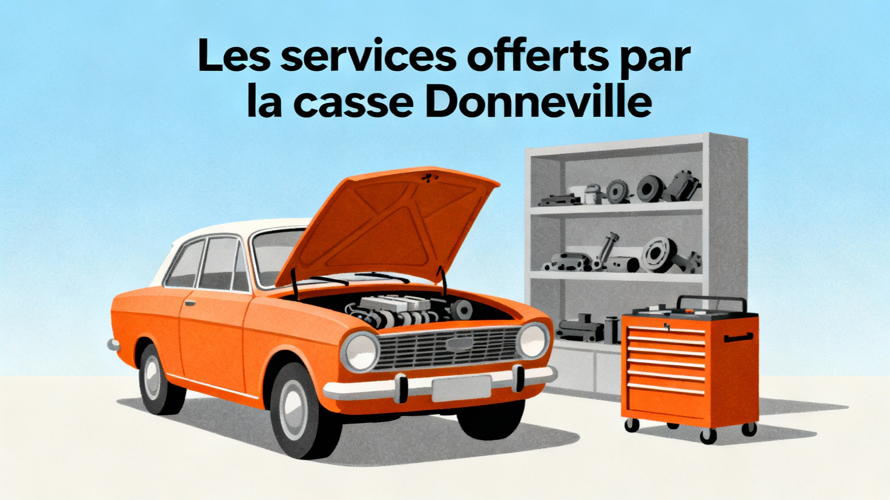 Les services offerts par la casse Donneville