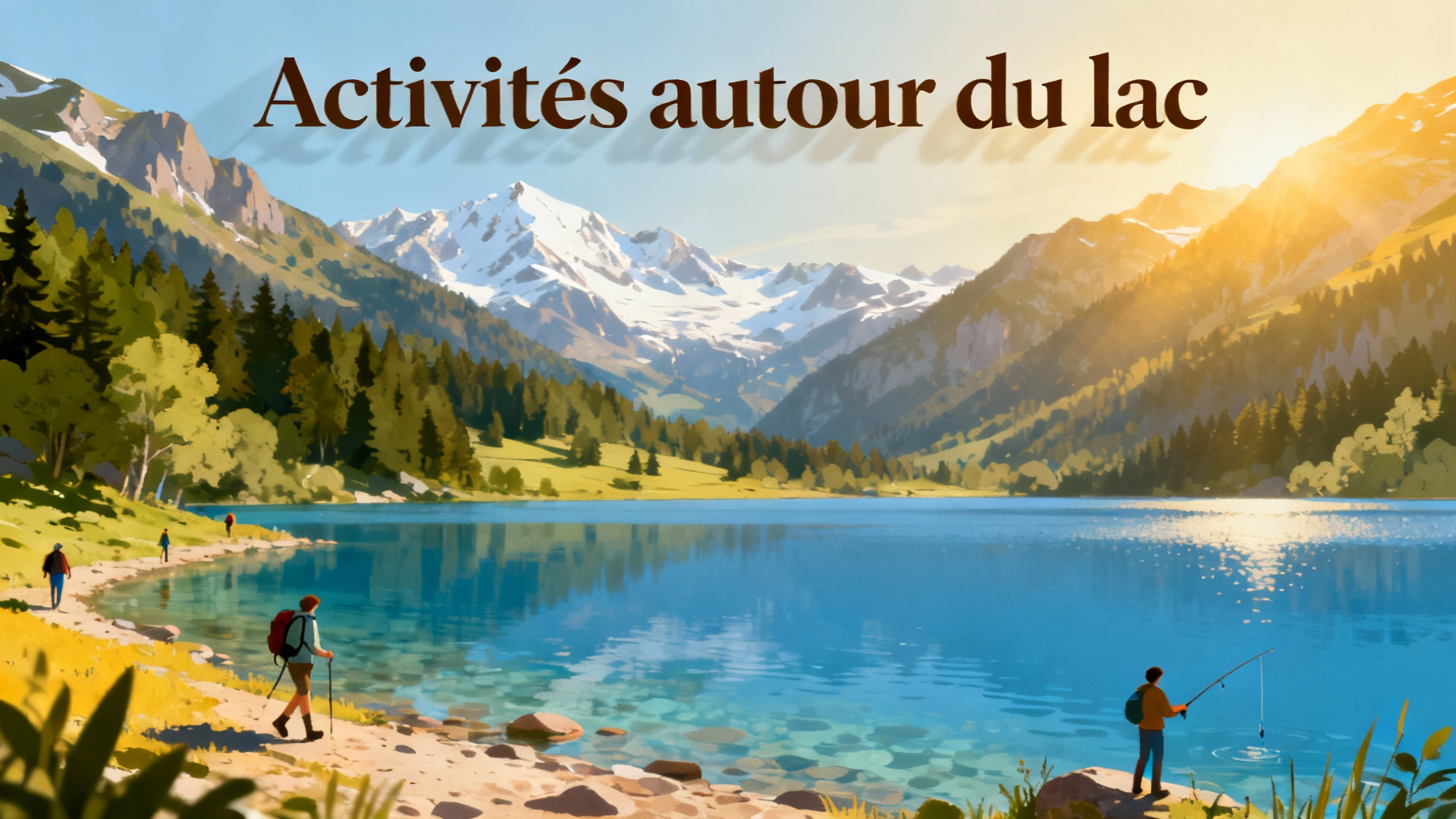 Activités autour du lac