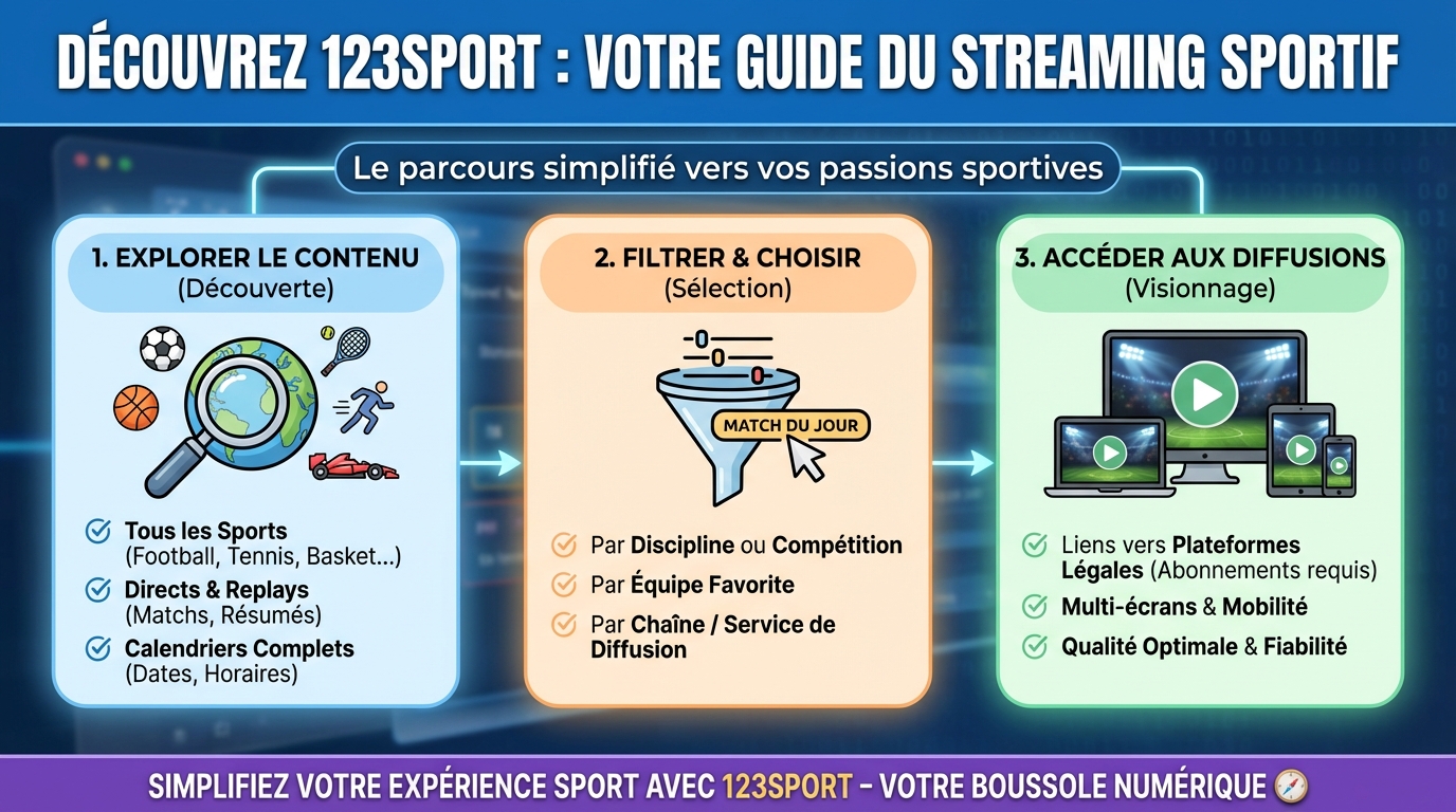Découvrez 123sport : votre guide du streaming sportif 1 Les avantages du streaming sportif