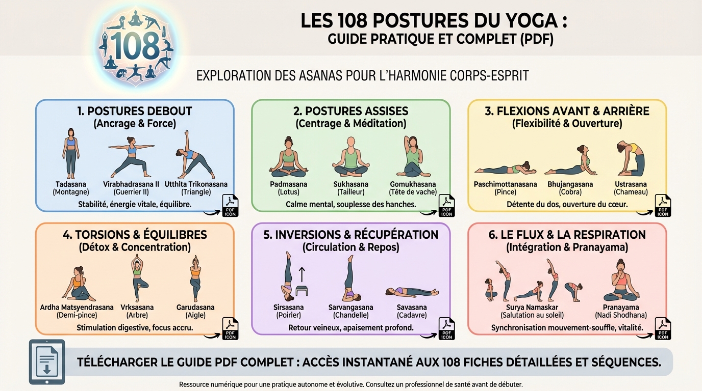 Bienfaits des postures de yoga