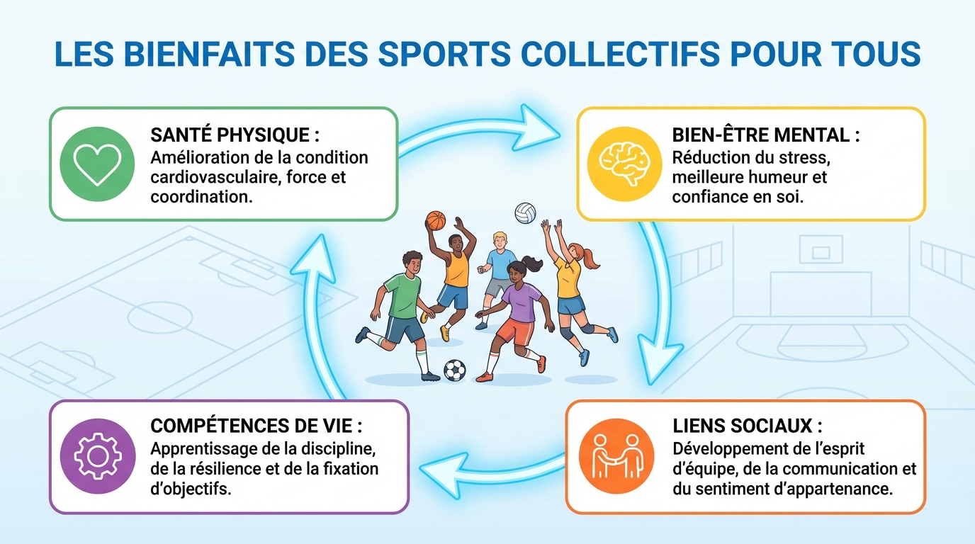 Les bienfaits des sports collectifs pour tous 1 Comment choisir un sport collectif ?