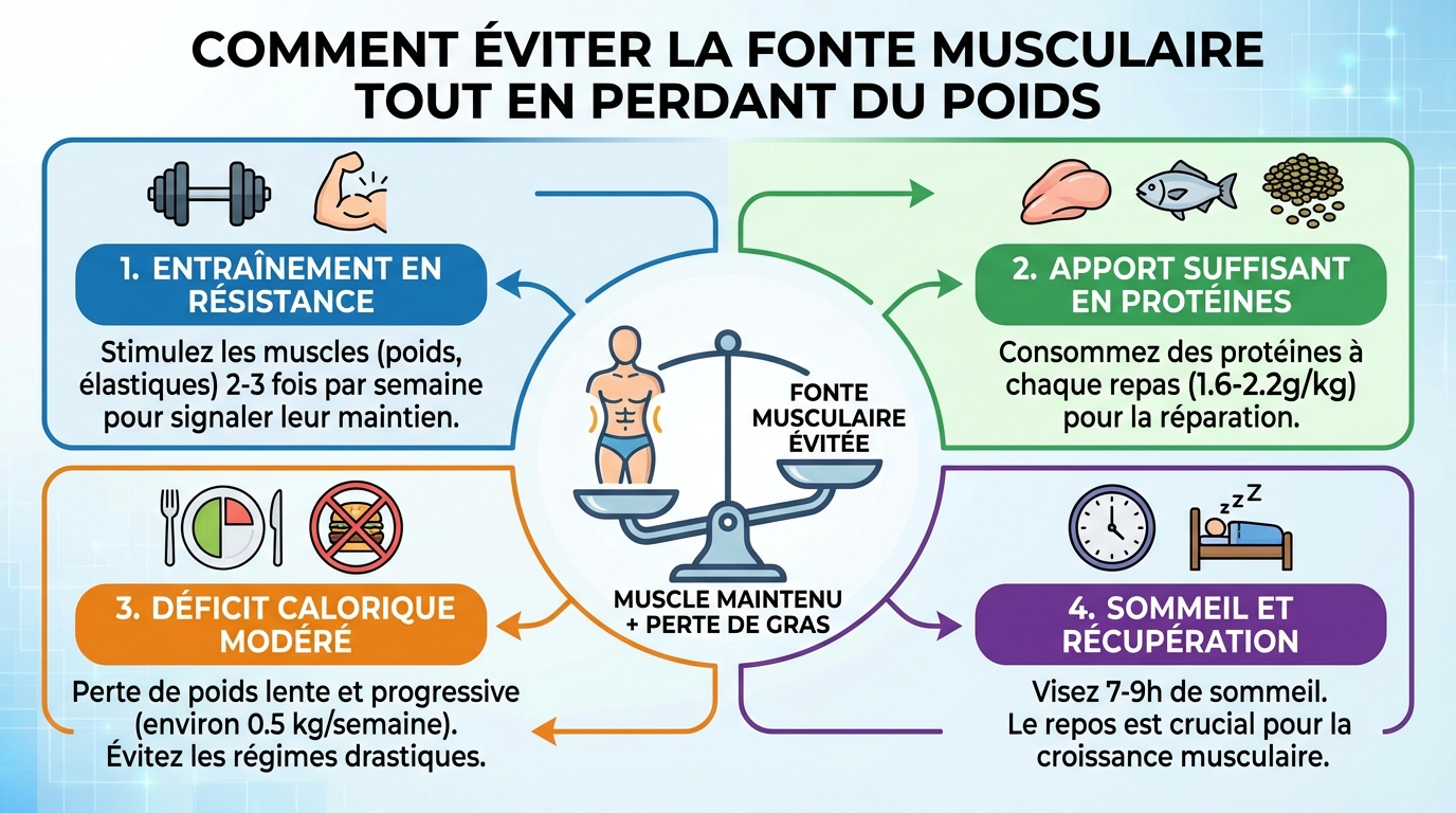 Stratégies pour préserver la masse musculaire
