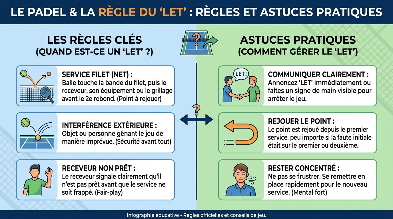 Découvrez le let padel : règles et astuces pratiques 1 Les règles du let padel
