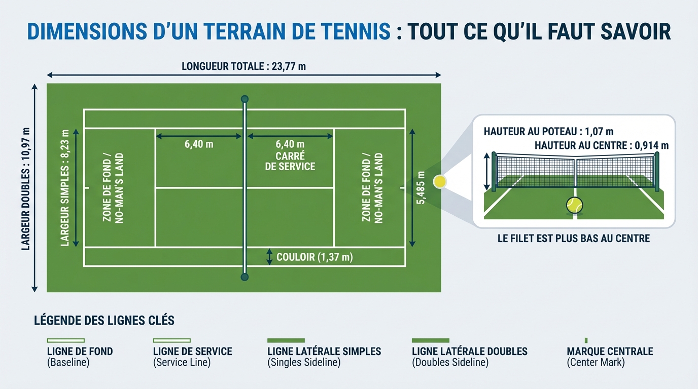 Différences entre les terrains