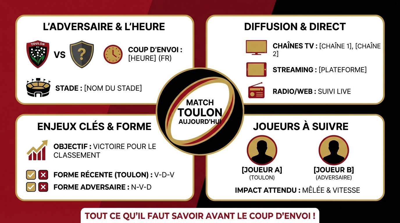 Match toulon aujourd'hui : tout ce qu'il faut savoir 1 Analyse du match d'aujourd'hui