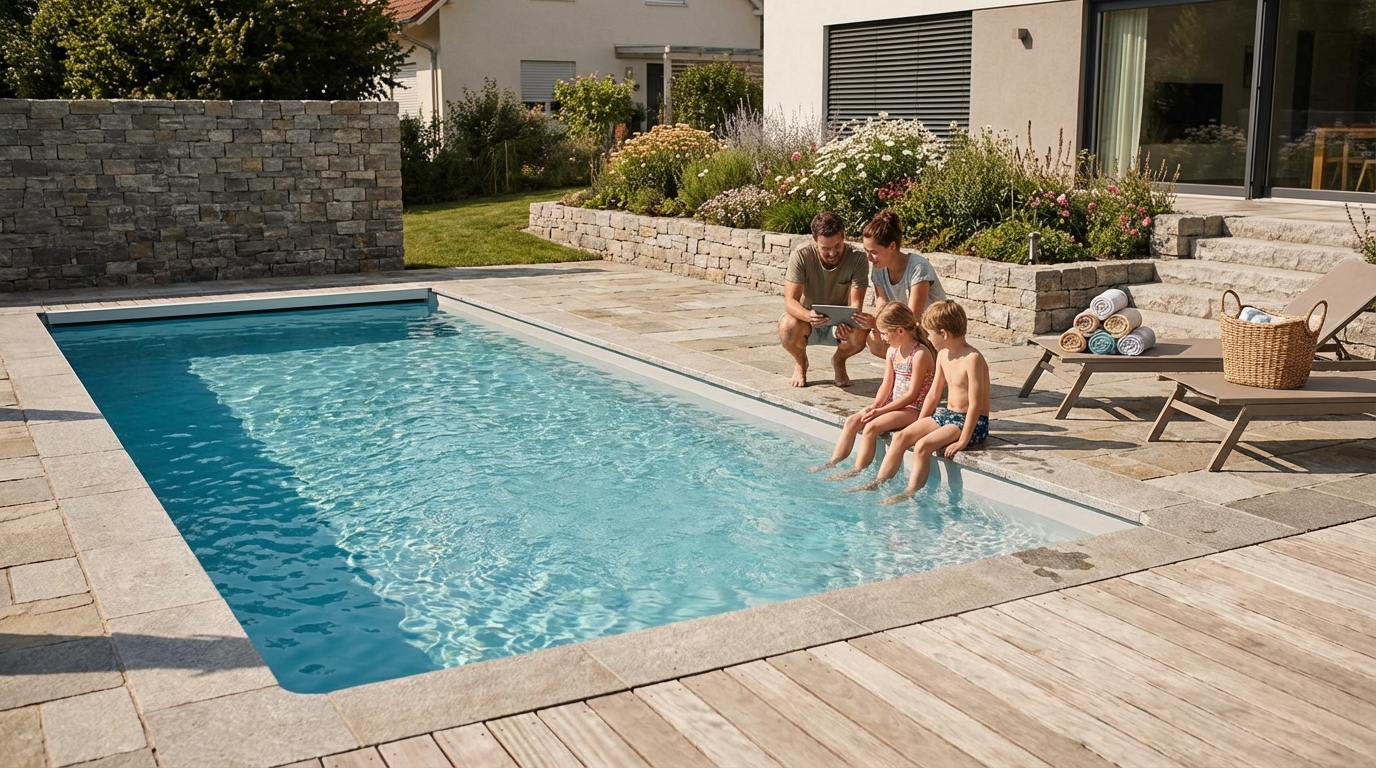Quel est le prix d'une piscine 7x3 prête à plonger ?