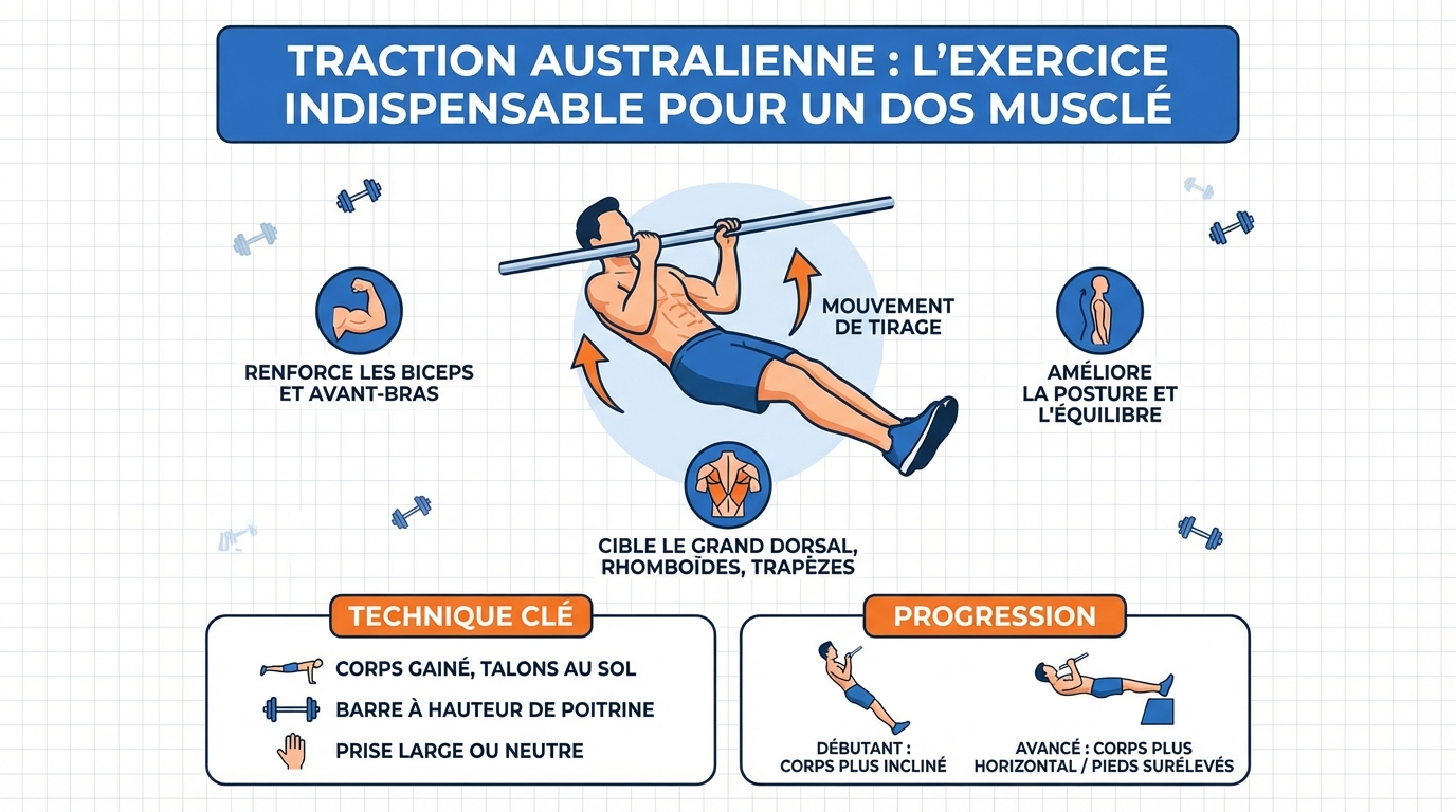 Techniques pour bien réaliser la traction australienne