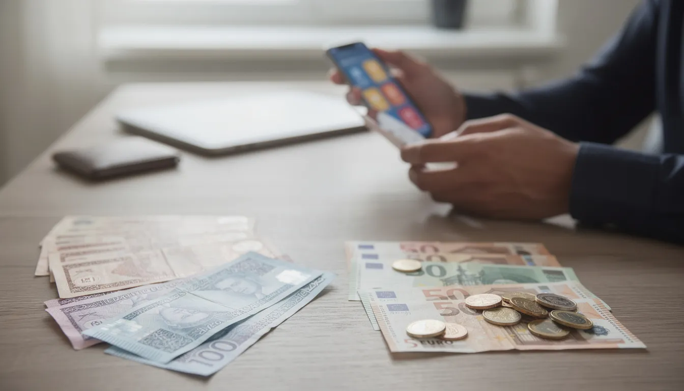 Convertir 1000 dirham en euro facilement et rapidement