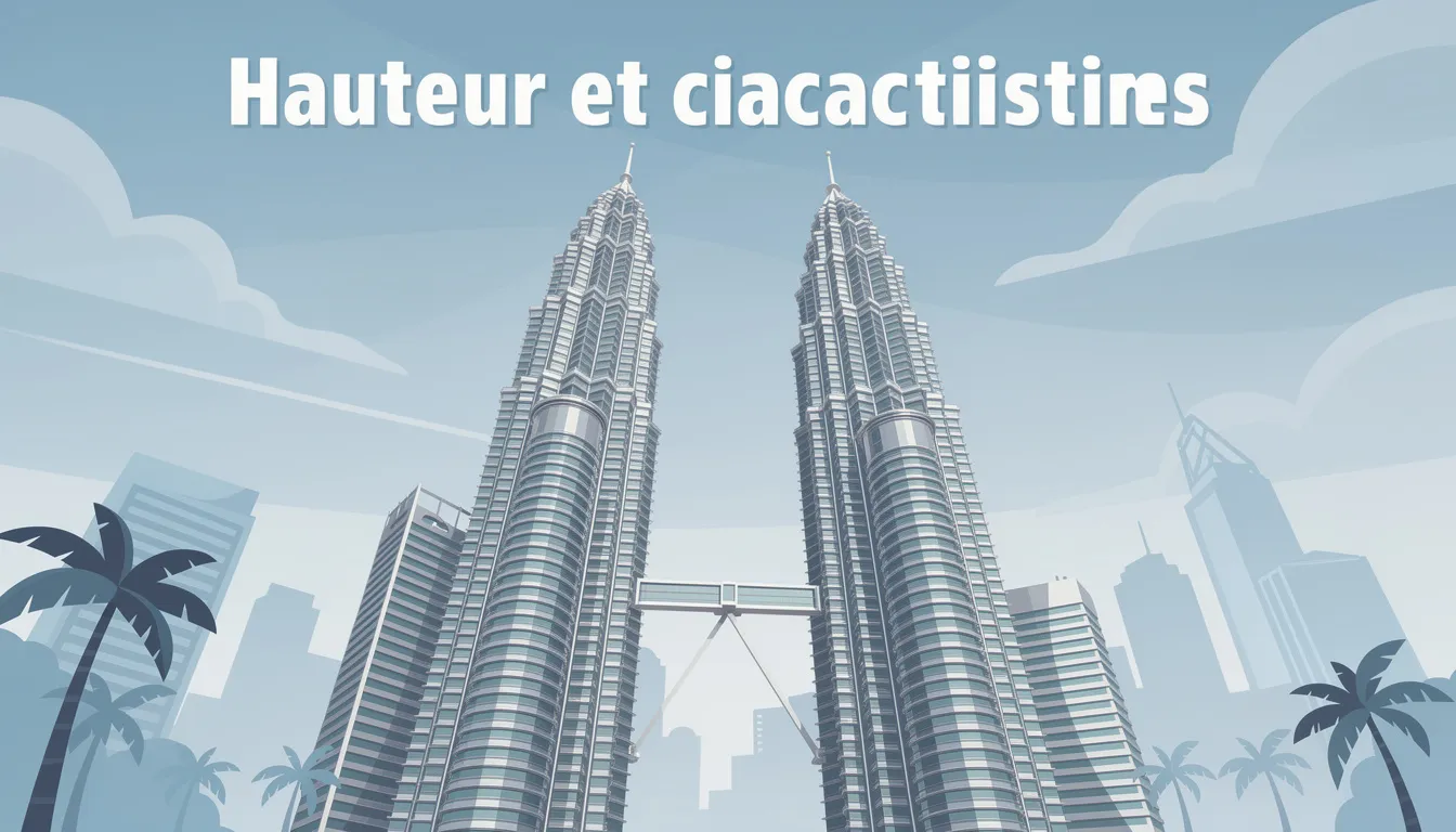 Découvrez la hauteur impressionnante de la tour petronas 1 Hauteur et caractéristiques