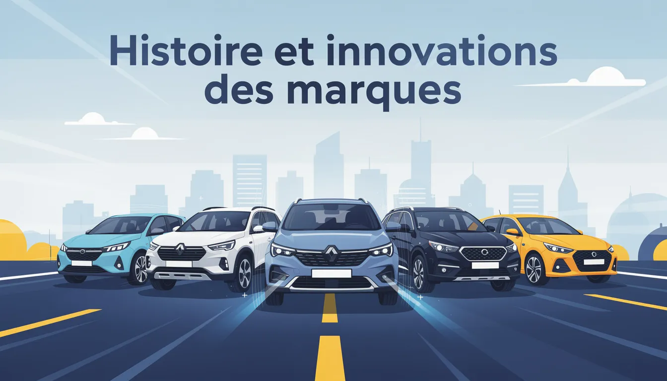 Histoire et innovations des marques