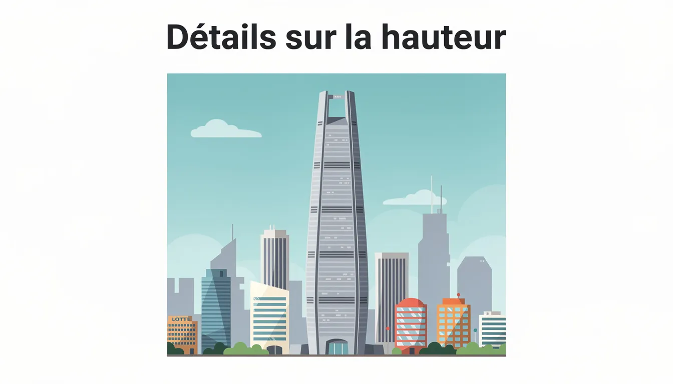 Tout savoir sur la hauteur de la lotte world tower 1 Détails sur la hauteur