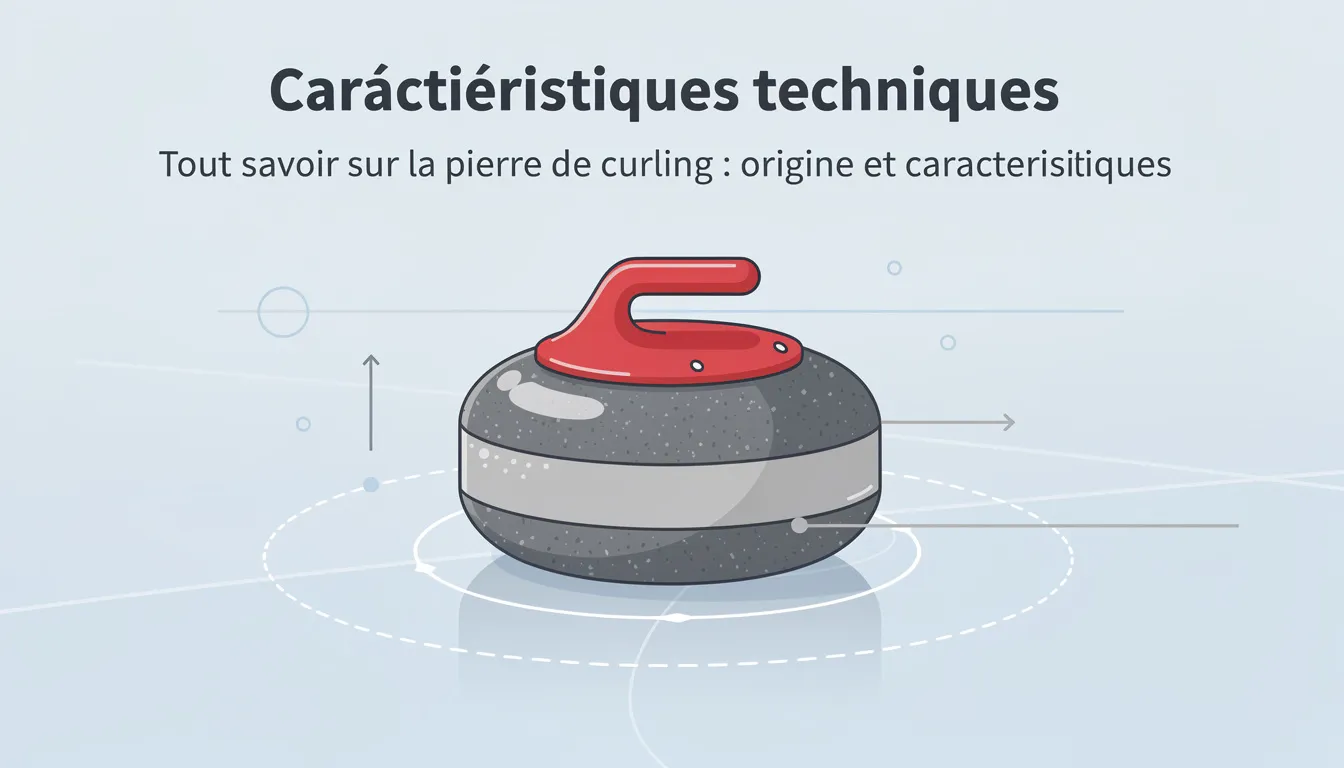 Tout savoir sur la pierre de curling : origine et caractéristiques 1 Caractéristiques techniques