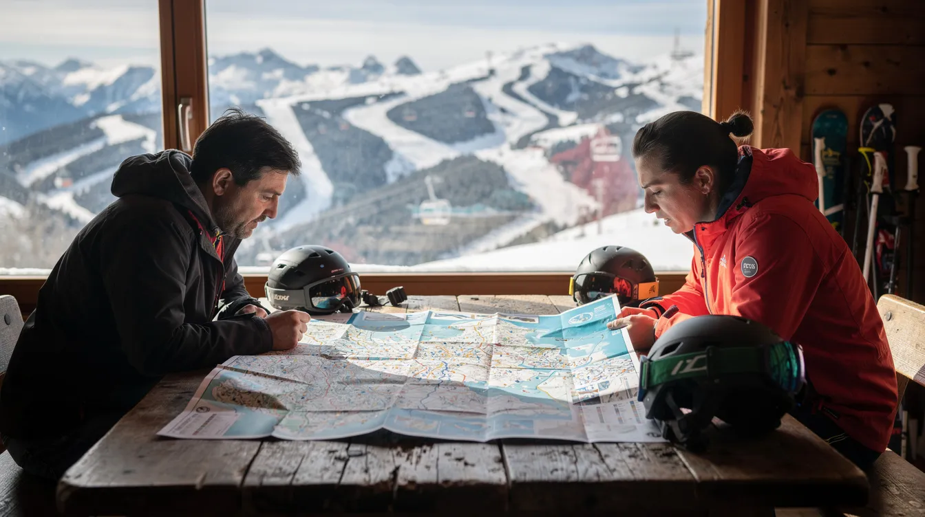 Découvrez la carte des pyrénées et ses stations de ski