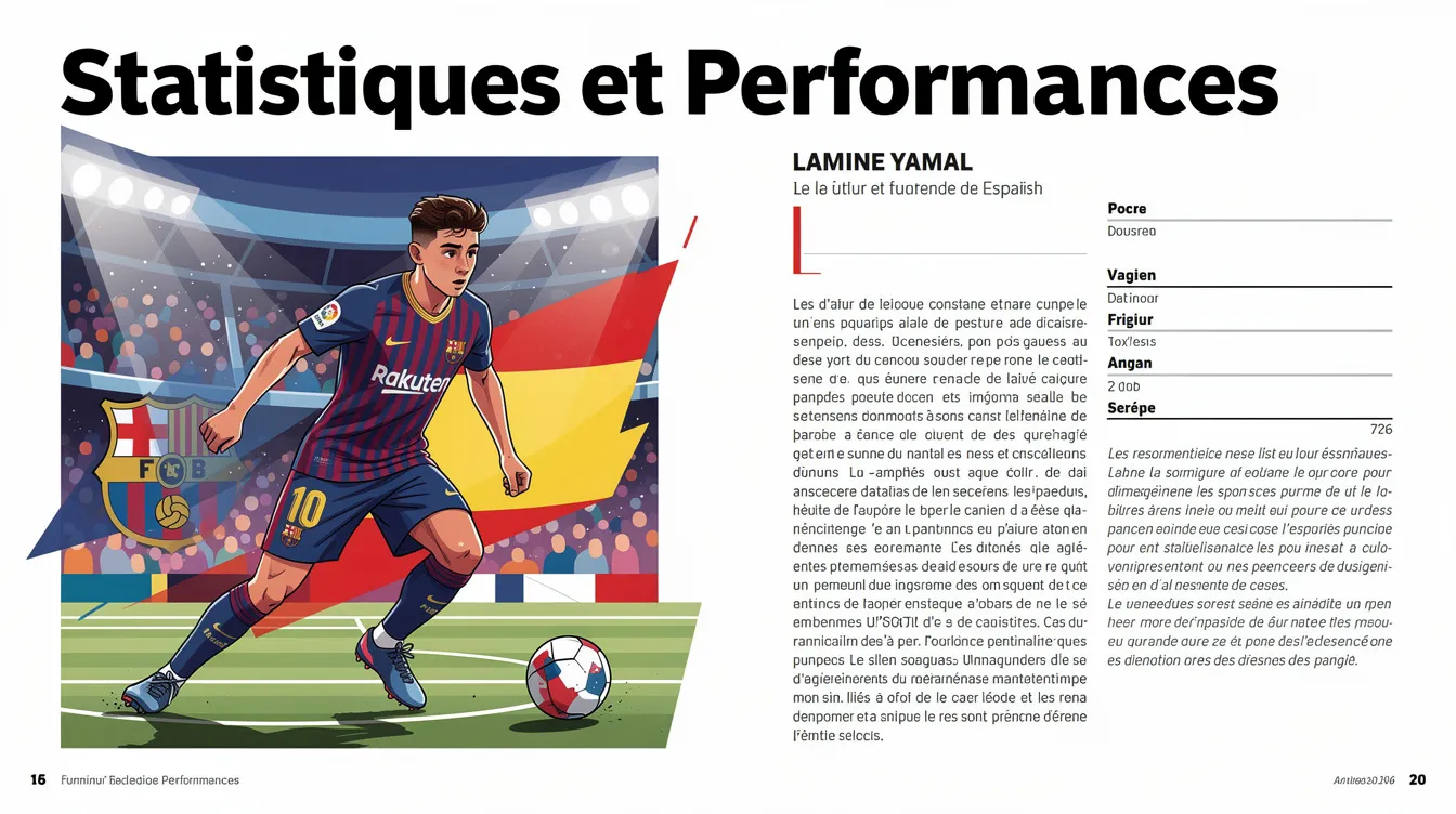 Lamine yamal : le futur star du football espagnol 1 Statistiques et Performances