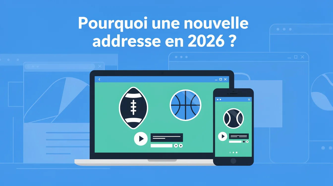 Streamonsport : découvrez la nouvelle adresse 2026 1 Pourquoi une nouvelle adresse en 2026 ?
