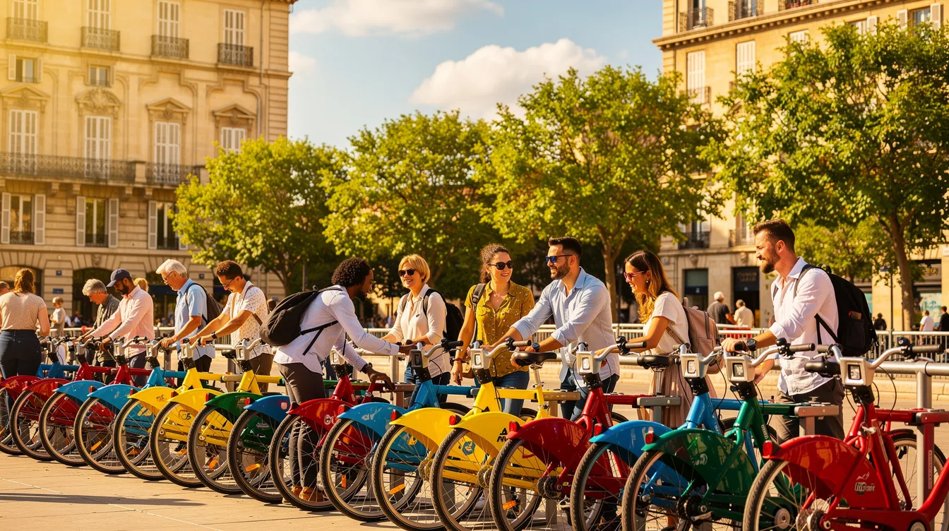Nombre de places disponibles dans les stations de vélos à montpellier