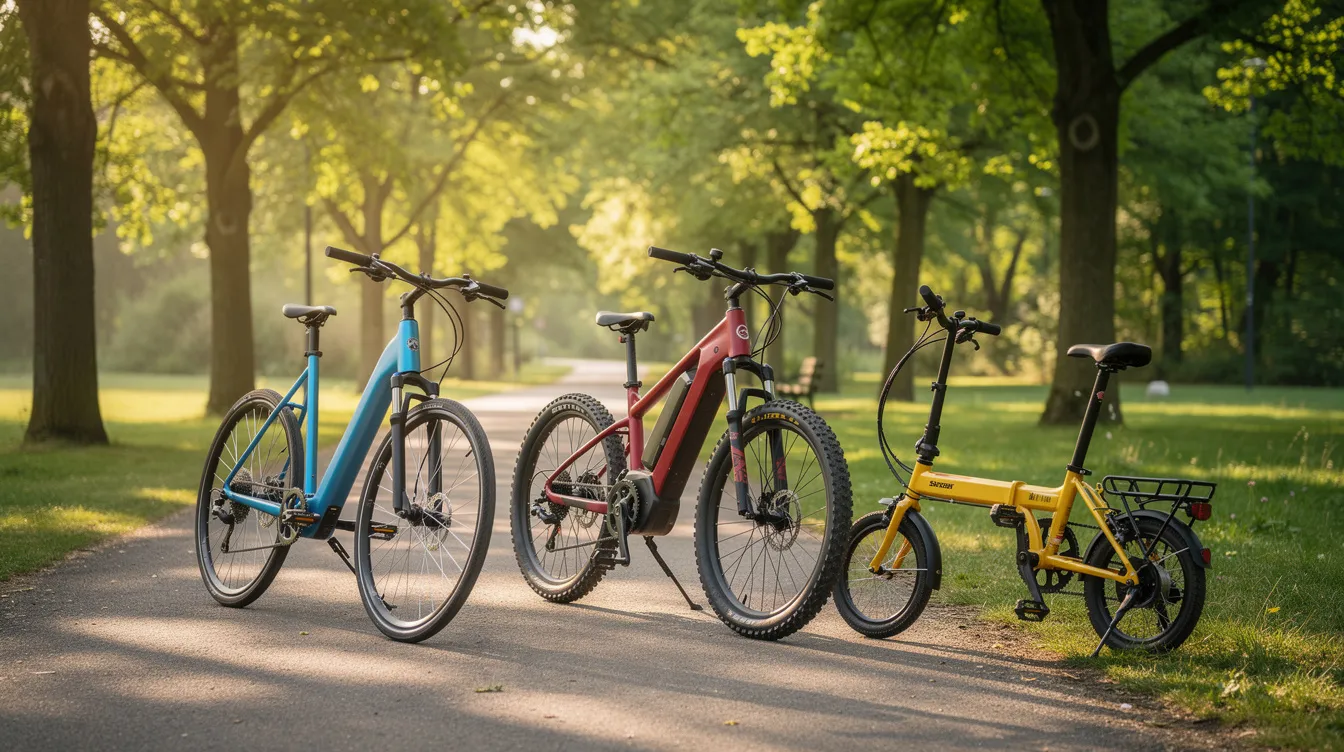 Comparaison des types de vélos électriques par poids